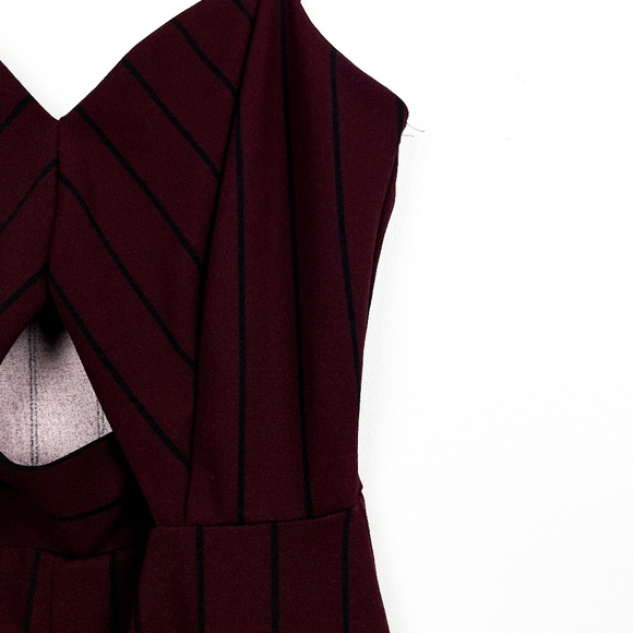 Eclipse Red & Black Striped Jumpsuit - Picture 12 of 14